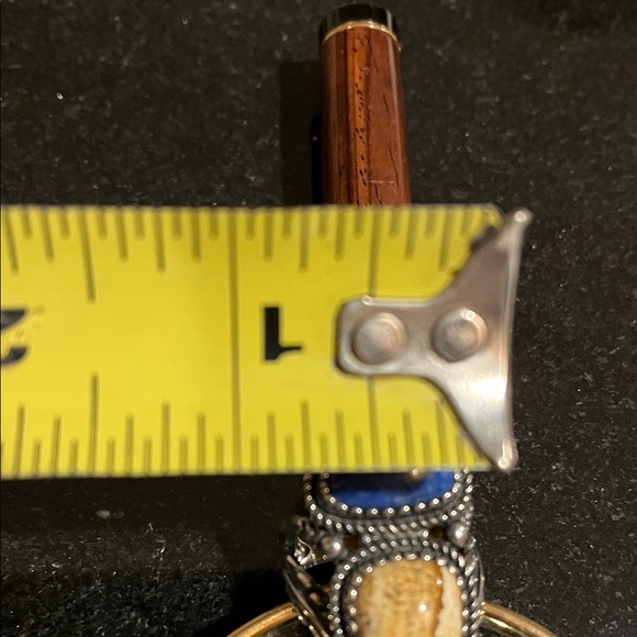 Silver and Blue Stone Ring - Picture 6 of 7